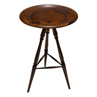 Antique 19c English Petite Cricket or Single Cocktail Table For Sale