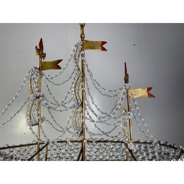 This exquisite ship-form chandelier is a custom creation by Miamar Home, an atelier based in Los Angeles renowned for its...