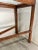 Brown Pencil Reed Console Table With New Glass, Attr. Gabriella Crespi For Sale - Image 8 of 12