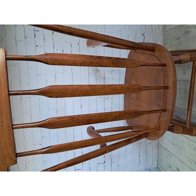 Vintage Rocking Chair in Beech, 1980 For Sale - Image 10 of 14