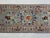 Art Deco Blue Gray and Red Floral Wool Runner Rug, Persian Style, 2'9" X 9'7" For Sale - Image 3 of 17