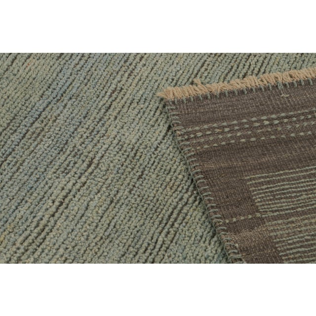 Textile Rug & Kilim’s Contemporary Kilim in Brown, With Beige Accents For Sale - Image 7 of 7