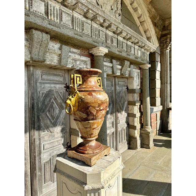 Antique Marble Urn Vase, 1800s For Sale - Image 12 of 14