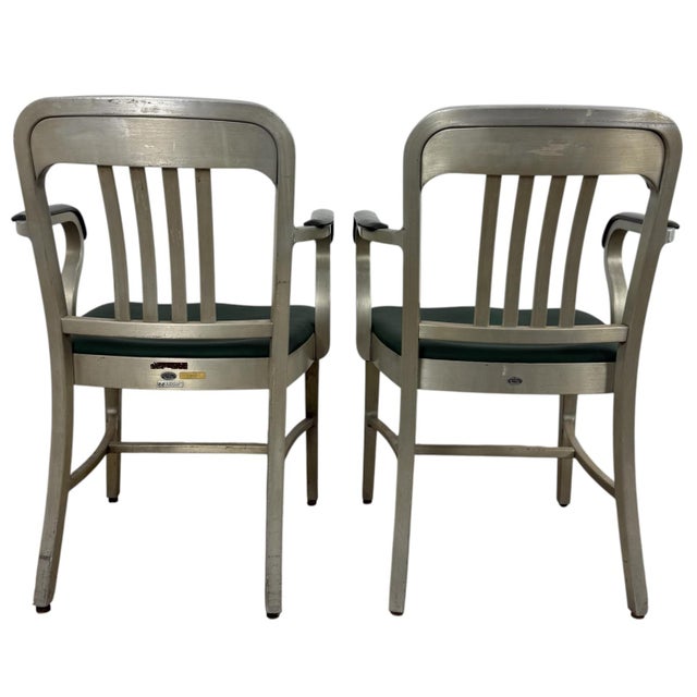 1950s American Aluminum Goodform Armchairs, 1950s, Set of 2 For Sale - Image 5 of 18