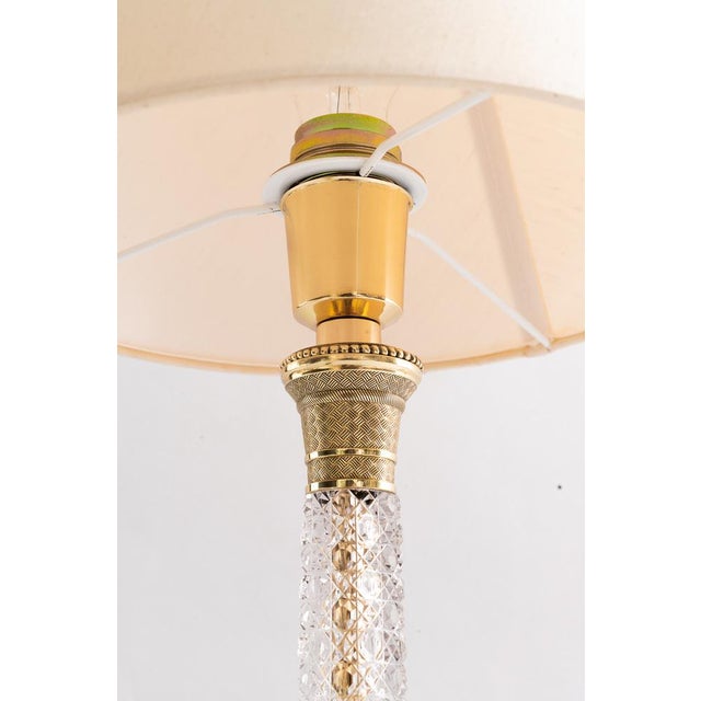 Late 19th Century Historistic Cut Glass Stem Table Lamp, 1890s For Sale - Image 5 of 18