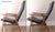 Wood MCM Danish Modern Teak & Black Vinyl Reclining Lounge Chair For Sale - Image 7 of 18