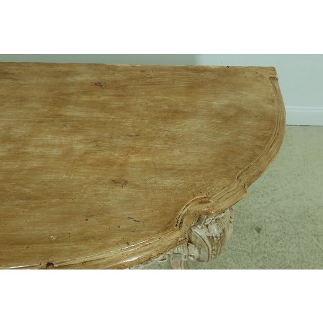 French French Style Heavy Iron Paint Decorated Table For Sale - Image 3 of 10