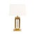 Contemporary Pasargad Home Astoria Acrylic & Steel Table Lamp For Sale - Image 3 of 8