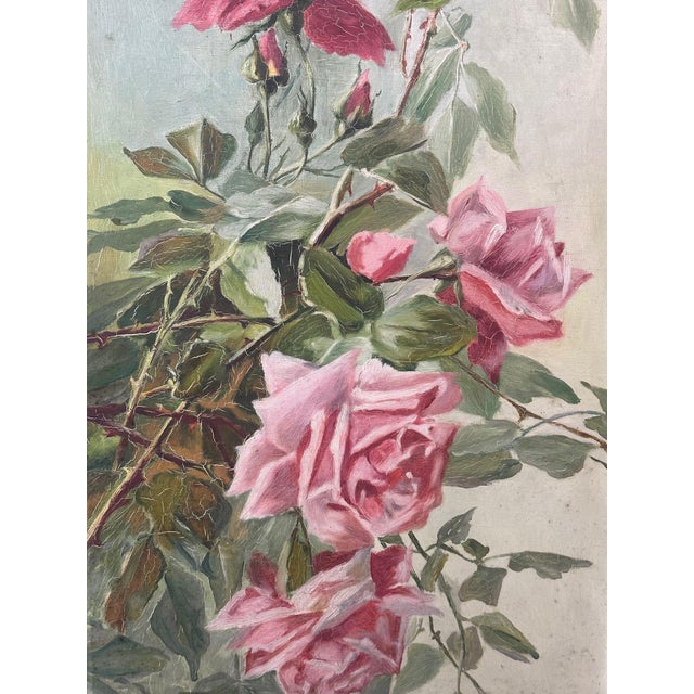 M. Nuguet, Untitled, 1920s, Oil on Canvas, Set of 2 For Sale - Image 11 of 13