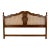 Drexel Heritage Brittany King Headboard French Caning Wicker Carved Wood For Sale