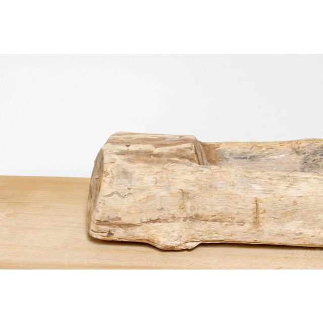 Lushai Long Slim Wood Bowl For Sale - Image 4 of 9