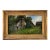Antique American School Farmstead Landscape Oil Painting, Circa 1900 For Sale