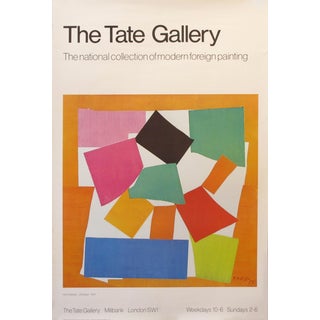 1970s Original Matisse Exhibition Poster, National Collection, Tate Gallery For Sale