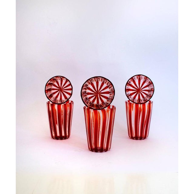 Italian Murano Glasses by Angelo Ballarin for Ribes Studio, 2004, Set of 6 For Sale - Image 15 of 18
