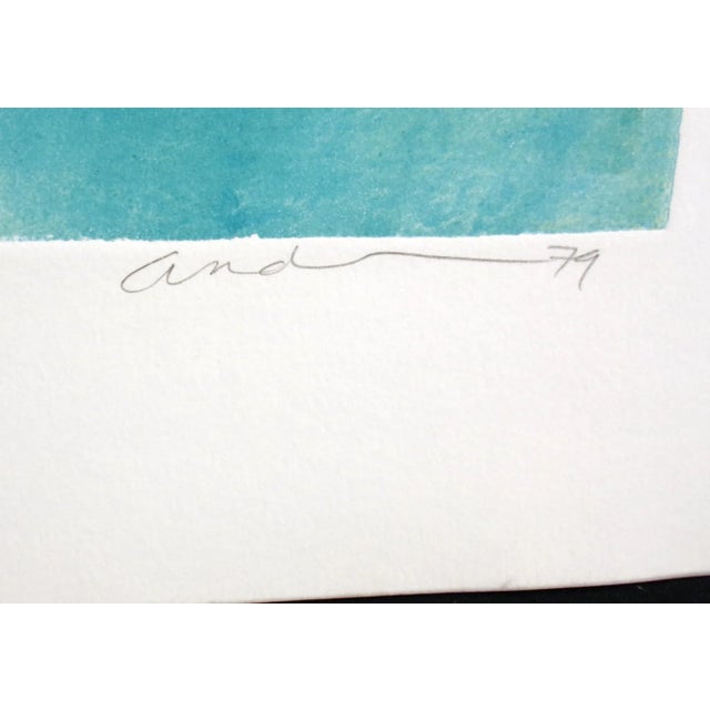 unframed original limited intaglio edition etching by Lin Carte Anderson. Pencil signed, titled and numbered by the...