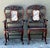 Vintage Asian Carved Hardwood Chairs - A Pair For Sale - Image 10 of 12