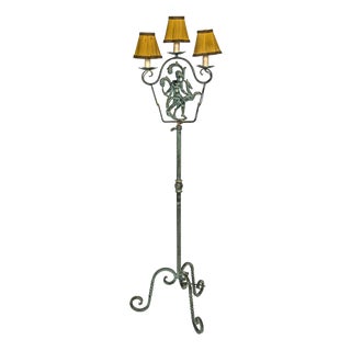 Swedish Grace Floor Lamp from Bjerkås Armatur, 1940 For Sale