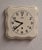 Art Deco German Mechanical Wall Clock with Cream Ceramic Case from Zentra, 1930s For Sale - Image 6 of 6