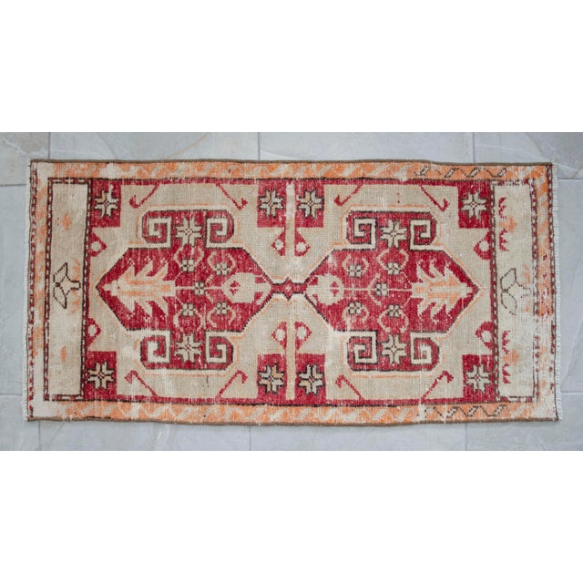Hand Knotted Door Mat, Entryway Rug, Bath Mat, Kitchen Decor, Small Rug, Turkish Rug - 1′7″ × 3′3″ For Sale - Image 14 of 14