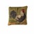Vintage rooster, chicken design needlepoint pillow. Measures 14” square x 3”. Insert is polyfill. Black velvet back either...