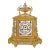 A Sevres Style Gilt Bronze & Pink Porcelain Mantel Clock, France, Circa 1880 For Sale