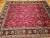 Persian Vintage Tabriz Room Size Rug in Allover Floral Pattern in Red, Navy, Turquoise, Green For Sale - Image 3 of 12
