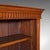 Large Antique Glazed Bookcase, English Walnut Library Display Cabinet, Victorian For Sale - Image 11 of 12