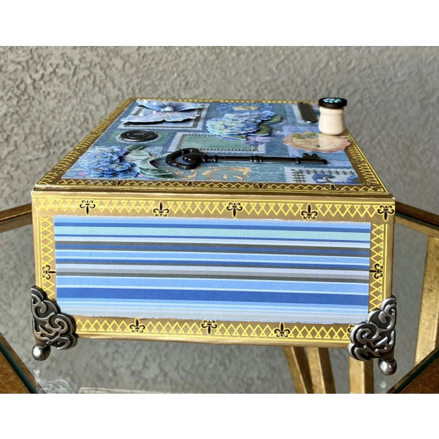 Circa 2000 ProCigar Festival Decoupage-Inspired Jewelry Box / Sampler Cigar Box - Dominican Republic For Sale - Image 12 of 12