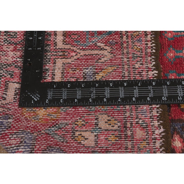 Textile Vintage Persian Heriz Rug, 02'01 X 05'01 For Sale - Image 7 of 10