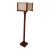 1960s Custom Made Teak Floor Lamp in the Style of Nakashima For Sale