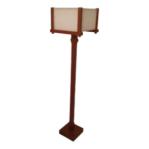 1960s Custom Made Teak Floor Lamp in the Style of Nakashima
