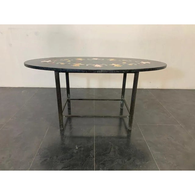 Green Marble Table, 1930s For Sale - Image 3 of 13