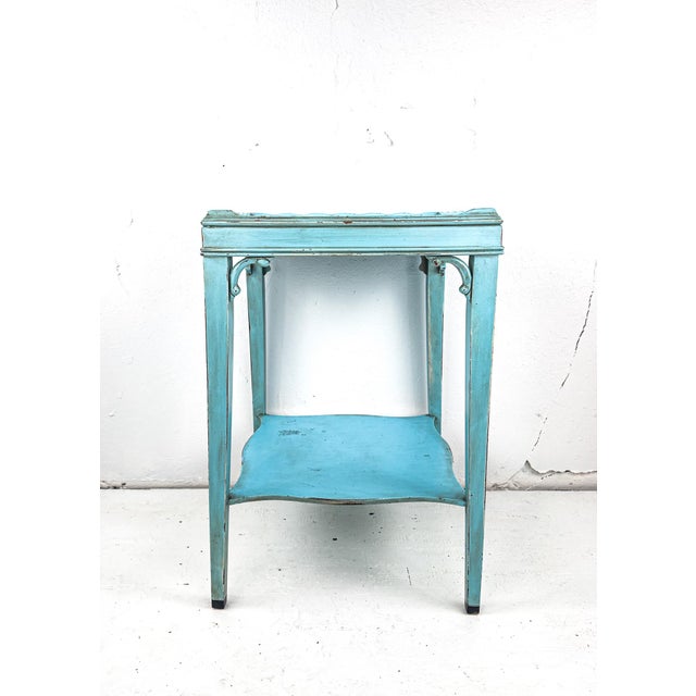 Vintage Refurbished Side Table For Sale - Image 11 of 15
