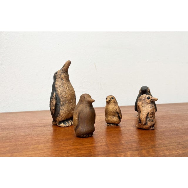 Mid-Century German Studio Pottery Penguin Figurines from Worspweder Keramik, 1960s, Set of 5 For Sale - Image 15 of 15