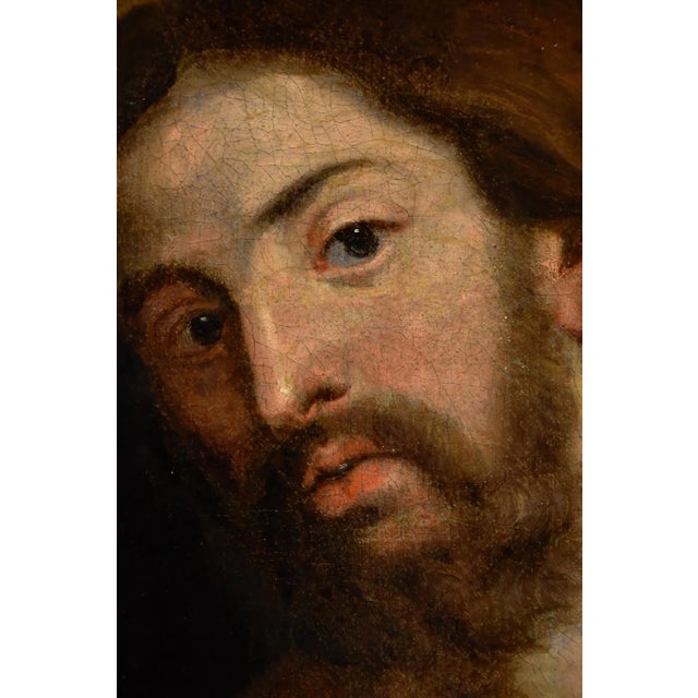 Workshop of Anthoon Van Dyck, Christ Carrying the Cross, 1650, Oil on Canvas, Framed For Sale - Image 6 of 17