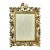1960s Matson Ormolu Bird Dogwood Flower Gold Tone Rectangle Picture Frame For Sale