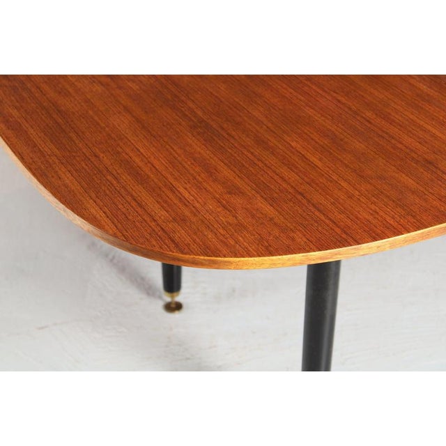 Wood Mid-Century Tola and Black Librenza Extending Dining Table from G-Plan, 1960s For Sale - Image 7 of 12