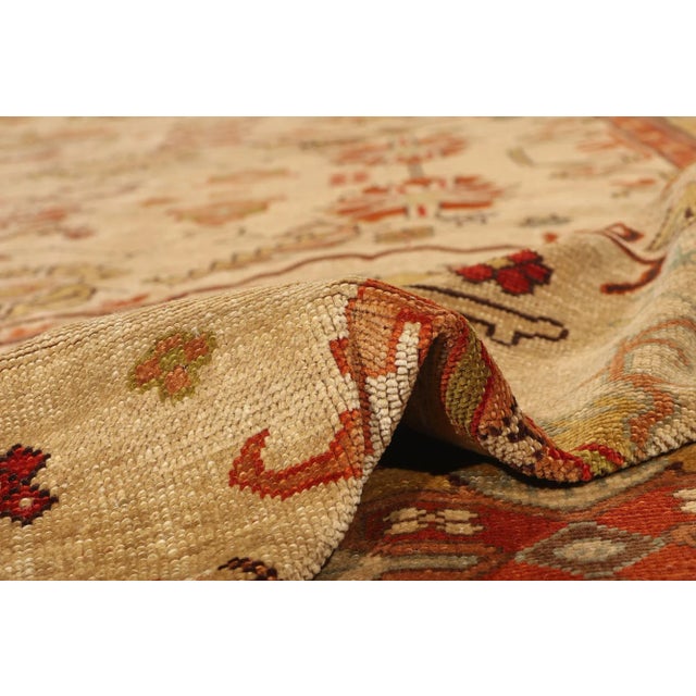 Vintage Modern Turkish Oushak Rug - 10'00 X 12'02 For Sale In Dallas - Image 6 of 10