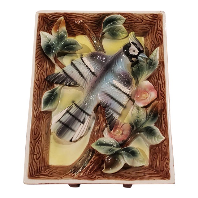 Vintage Japanese Handpainted Ucagco Brand 3d Scene For Sale