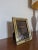 80's Cut Mirror and Brass Tone Picture Frame For Sale In San Diego - Image 6 of 6
