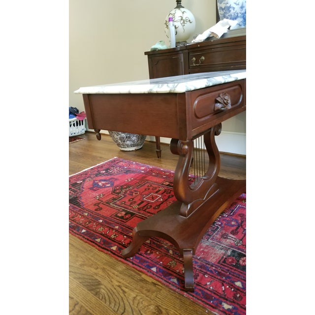 Mid 20th Century Attributed Pelham, Shell Leckie Italian Marble Top