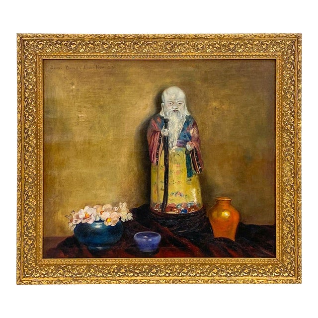 Mid Century Orientalist Painting Listed Artist For Sale