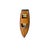 Late 20th Century Boat Model on Stand Small Wooden Luxury Design Vintage Nautical Decor Gift For Sale In Tulsa - Image 6 of 7
