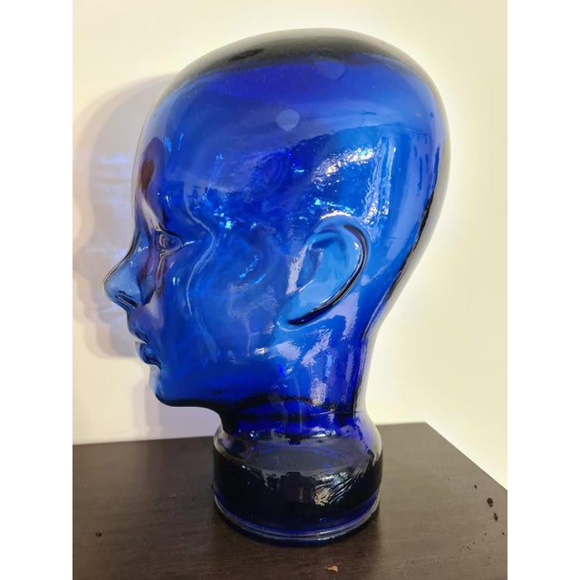 1970s Tinted Glass Display Heads, 1970s, Set of 4 For Sale - Image 5 of 13