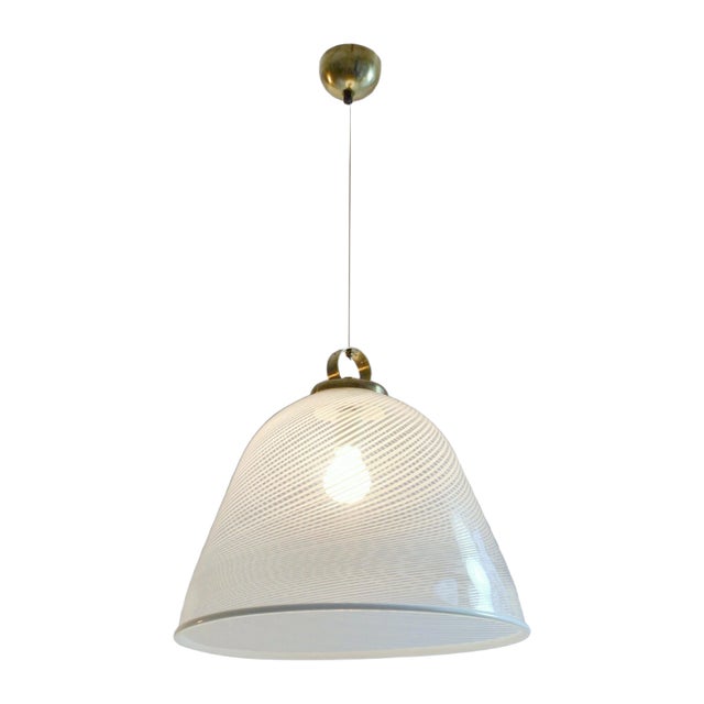 Large Glass Pendant Light from Vennini For Sale