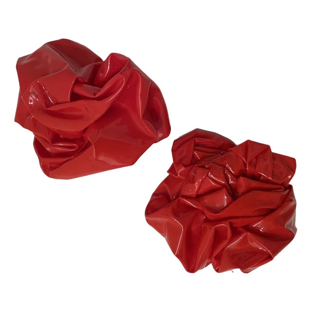 Mark Paron, Crinkle Sculptures, 1997, Vinyl, Set of 3 For Sale