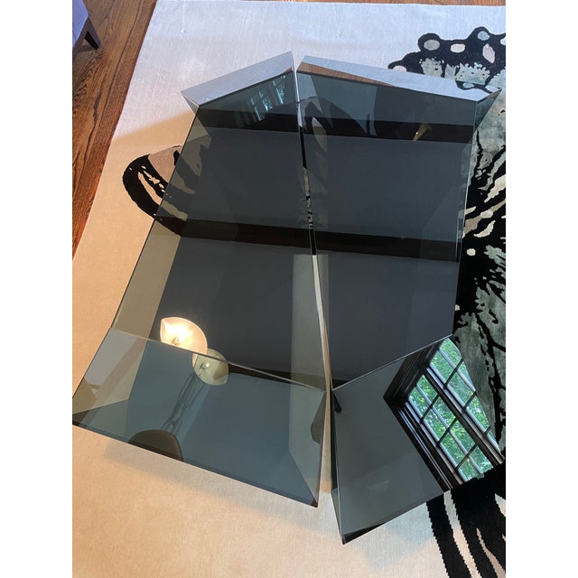 Contemporary Karim Rashid Dekon Glass Coffee Tables - A Pair For Sale - Image 3 of 5