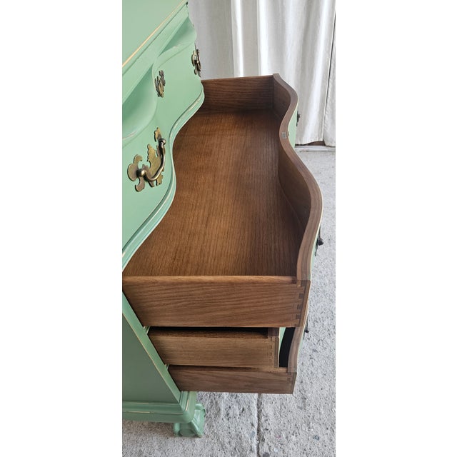 Green Secretary Hutch, Circa 1940's. For Sale - Image 9 of 18