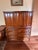 Five-piece Brutalist style bedroom set including dresser, mirror, chest of drawers, nightstand and headboard. Dresser:...