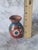 Mexican Hand-Painted Miniature Mexican Terra Cotta Vase With Floral Design For Sale - Image 3 of 11